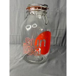 Vintage 70s SunTea 3 L Glass Jug Hinged Lid